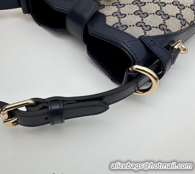Cheap Wholesale Gucci Original GG Canvas Mini Bucket Shoulder bag 782919 Blue 2024