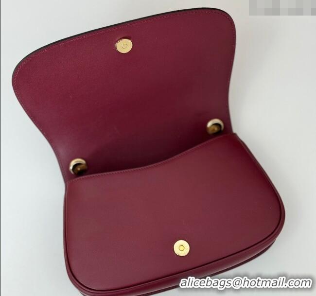 Best Design Gucci Blondie Leather Top Handle bag 815714 Burgundy 2024