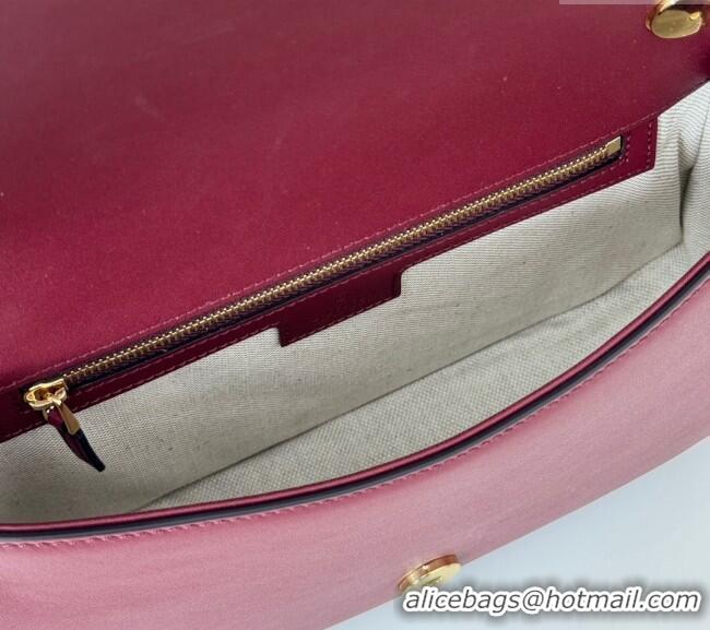 Best Design Gucci Blondie Leather Top Handle bag 815714 Burgundy 2024