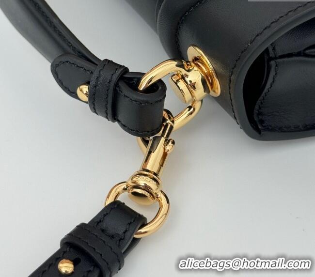 Buy Discount Gucci Blondie Leather Top Handle bag 815714 Black 2024