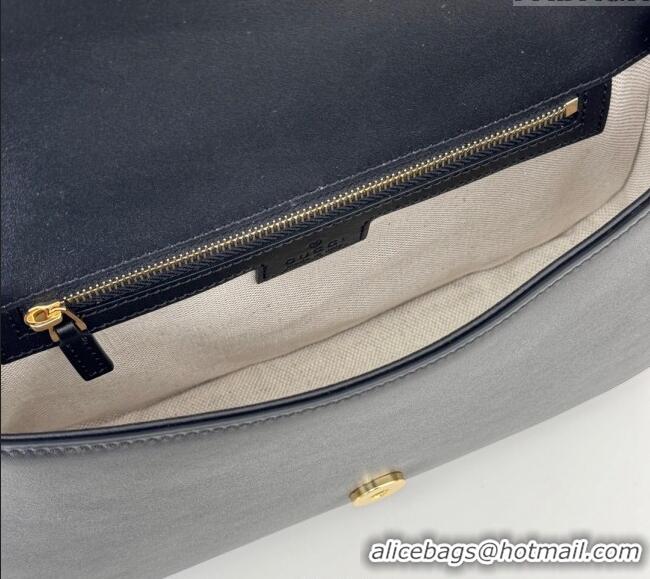 Buy Discount Gucci Blondie Leather Top Handle bag 815714 Black 2024