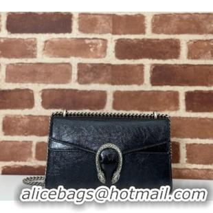 Super Quality Gucci Dionysus Small Shoulder Bag in Patent Calf Leather 795005 Black 2024