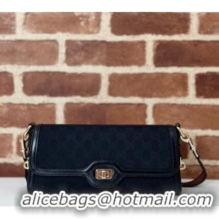 Reasonable Price Gucci Luce GG Canvas Small Shoulder Bag 786027 Black 2024