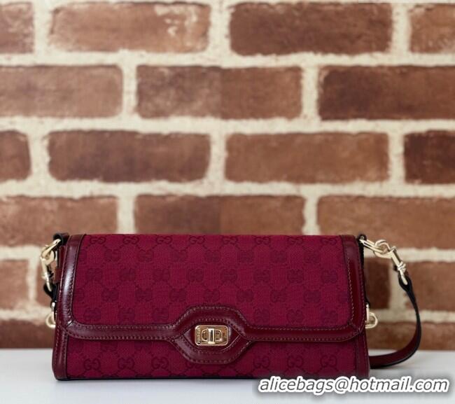 Trendy Design Gucci Luce GG Canvas Small Shoulder Bag 786027 Red 2024