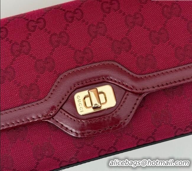 Trendy Design Gucci Luce GG Canvas Small Shoulder Bag 786027 Red 2024