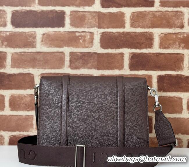 Luxury Cheap Gucci Mens Crossbody Bag in GG Canvas and Leather 794872 Beige/Brown 2024