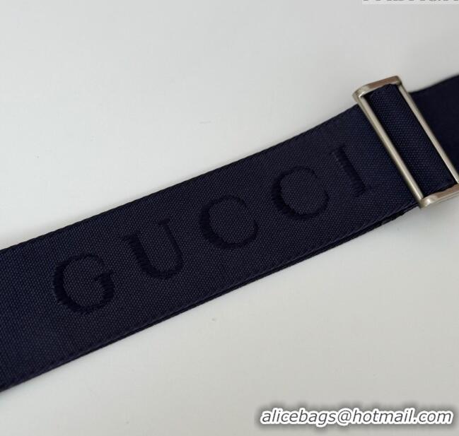 Best Product Gucci Mens Crossbody Bag in GG Canvas and Leather 794872 Blue 2024