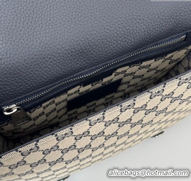 Best Product Gucci Mens Crossbody Bag in GG Canvas and Leather 794872 Blue 2024
