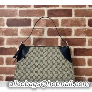 Top Quality Gucci Ophidia GG Canvas Medium Shoulder bag 815217 Beige/Black 2024
