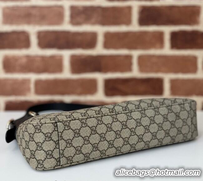 Top Quality Gucci Ophidia GG Canvas Medium Shoulder bag 815217 Beige/Black 2024