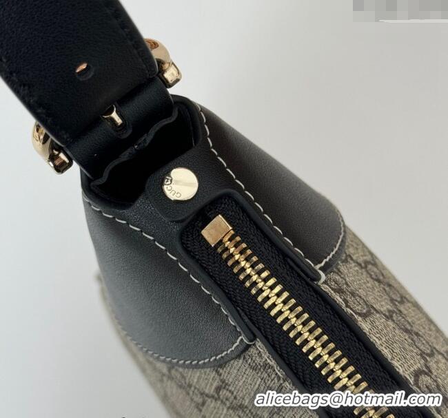Top Quality Gucci Ophidia GG Canvas Medium Shoulder bag 815217 Beige/Black 2024