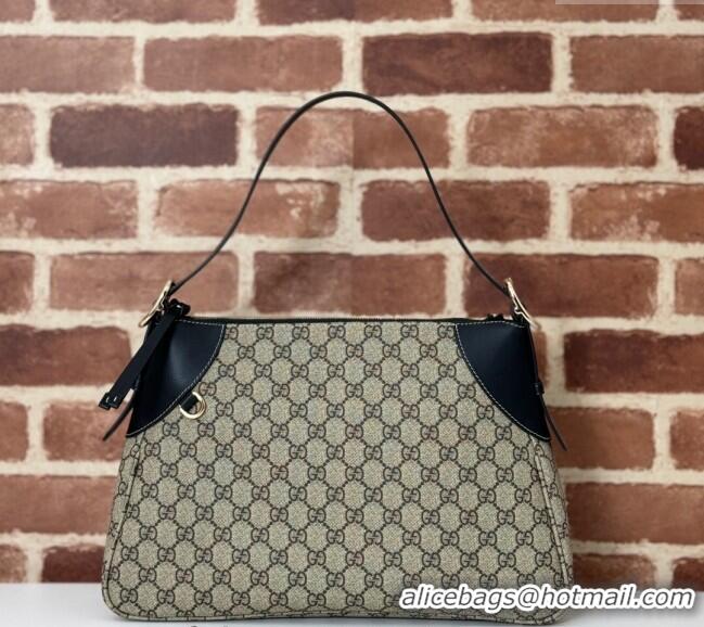 Top Quality Gucci Ophidia GG Canvas Medium Shoulder bag 815217 Beige/Black 2024