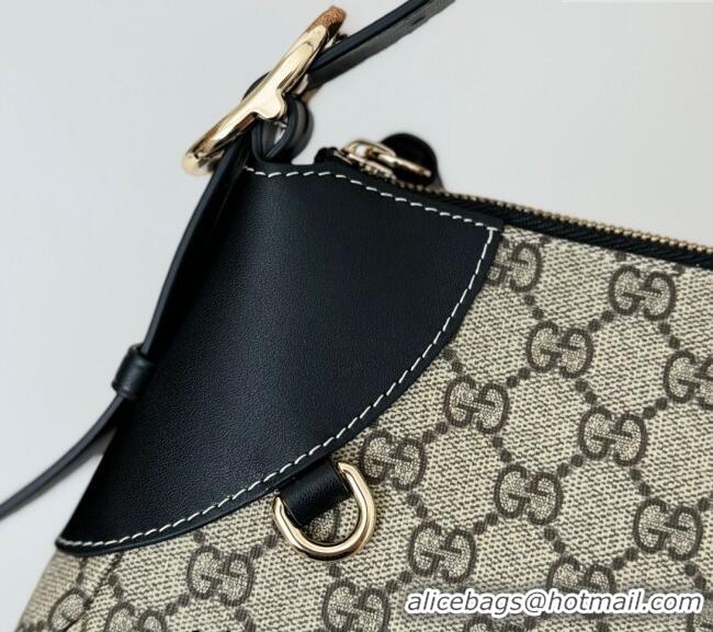 Top Quality Gucci Ophidia GG Canvas Medium Shoulder bag 815217 Beige/Black 2024