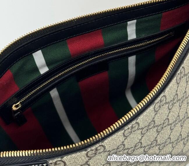 Top Quality Gucci Ophidia GG Canvas Medium Shoulder bag 815217 Beige/Black 2024