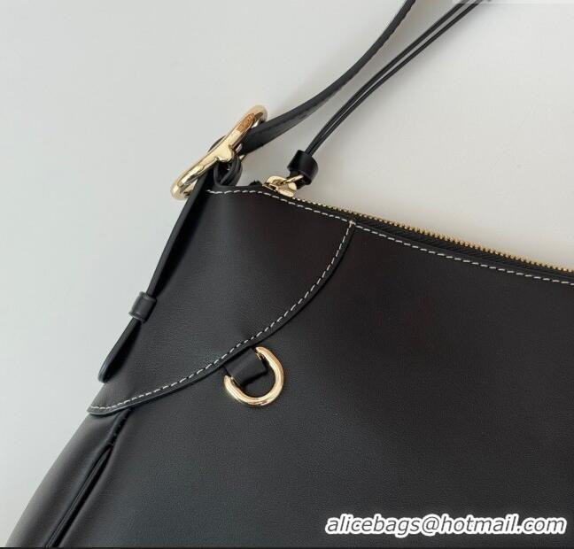 New Fashion Gucci Ophidia Leather Medium Shoulder bag 815217 Black 2024