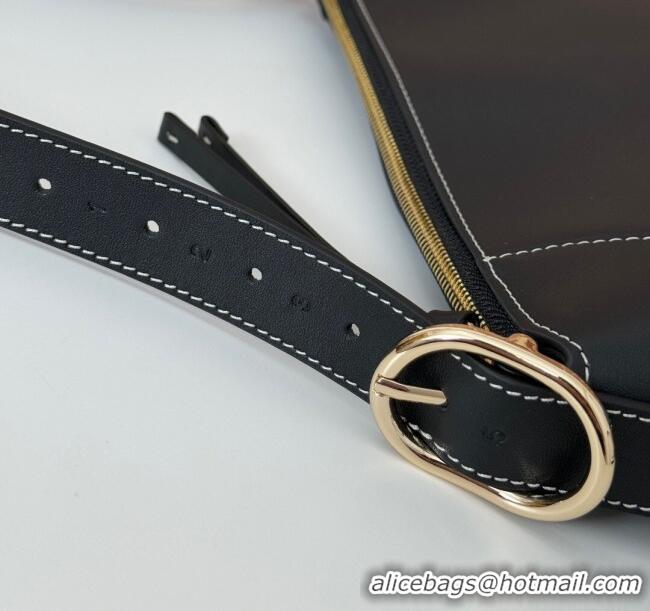 New Fashion Gucci Ophidia Leather Medium Shoulder bag 815217 Black 2024