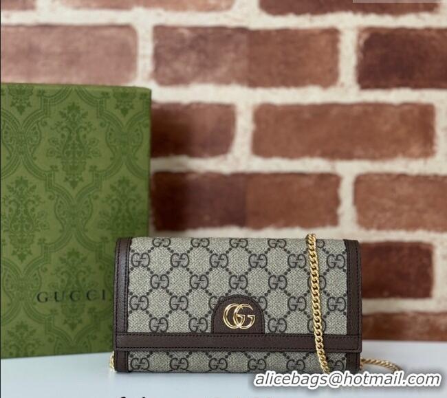 Traditional Discount Gucci GG Canvas Mini Chain Bag G772309