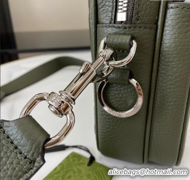 Top Grade Gucci Jumbo GG Small Crossbody Bag 794088 Green 2024