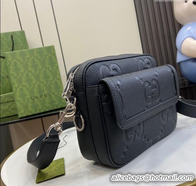 Reasonable Price Gucci Jumbo GG Small Crossbody Bag 794088 Black 2024
