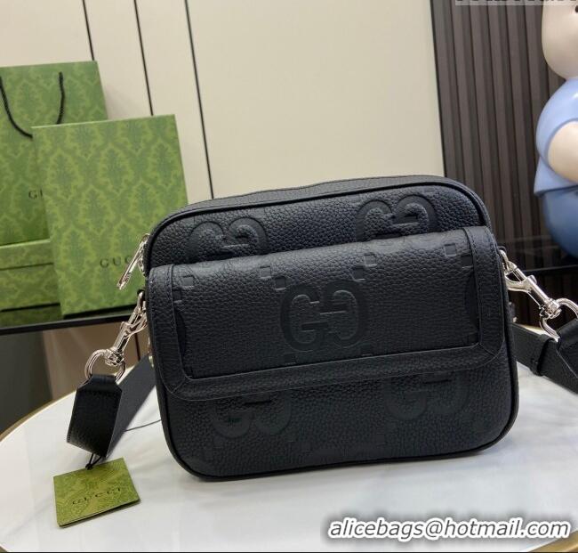 Reasonable Price Gucci Jumbo GG Small Crossbody Bag 794088 Black 2024