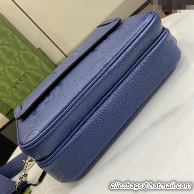 Best Product Gucci Jumbo GG Small Crossbody Bag 794088 Blue 2024