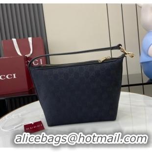 Inexpensive Gucci GG Super Mini Bag in Original GG Canvas 795168 Black 2024