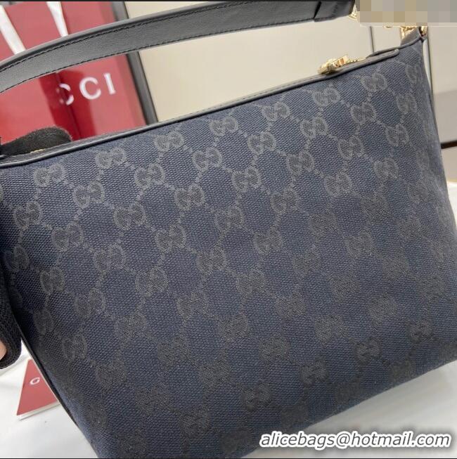 Inexpensive Gucci GG Super Mini Bag in Original GG Canvas 795168 Black 2024
