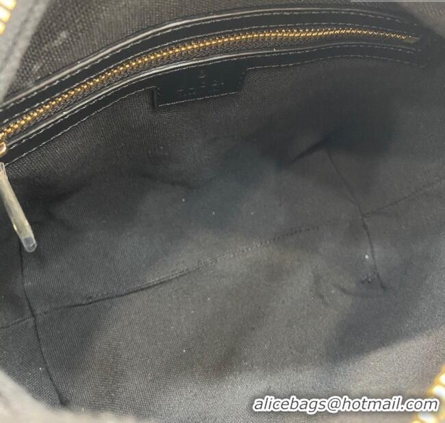 Inexpensive Gucci GG Super Mini Bag in Original GG Canvas 795168 Black 2024