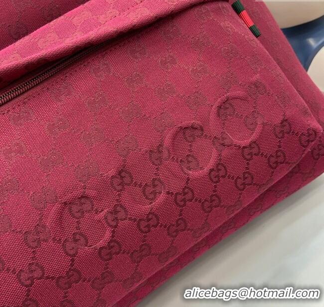 Buy New Cheap Gucci Large GG Canvas Tote Bag 802166 Rosso Ancora Red 2024
