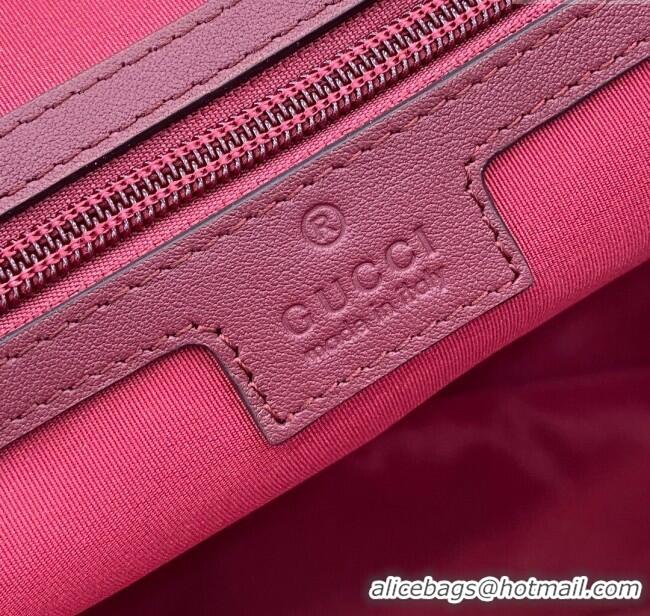 Buy New Cheap Gucci Large GG Canvas Tote Bag 802166 Rosso Ancora Red 2024
