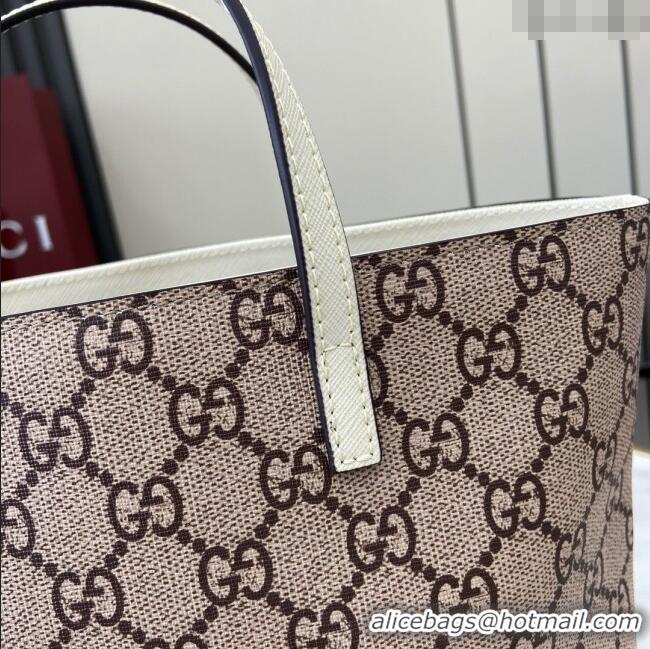 Inexpensive Gucci Children's Dog Print Canvas Tote Bag 410812 Grey/White 2024