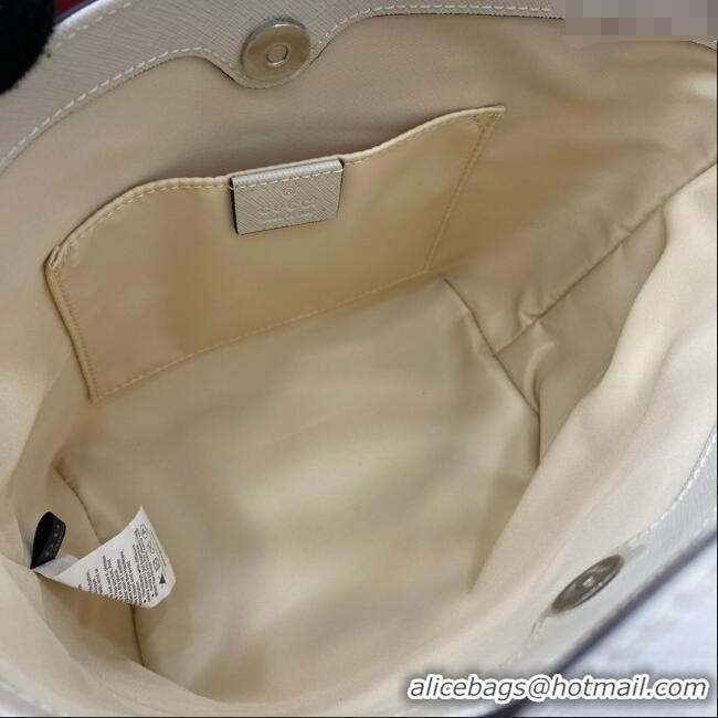 Top Quality Gucci Children's Dog Print Canvas Tote Bag 410812 Grey/White 2024