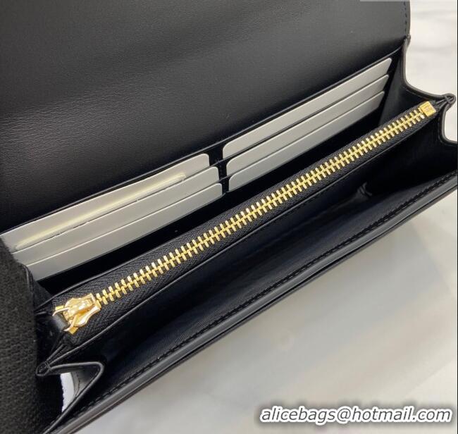 Super Quality Gucci GG Long Wallet in GG Leather 772791 Black 2024