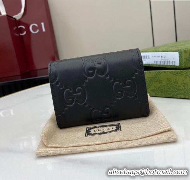 Buy Cheap Gucci GG Medium Wallet in GG Leather 790131 Black 2024