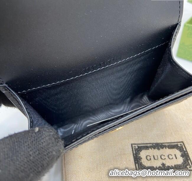 Buy Cheap Gucci GG Medium Wallet in GG Leather 790131 Black 2024