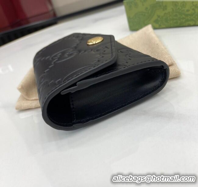 Buy Cheap Gucci GG Medium Wallet in GG Leather 790131 Black 2024