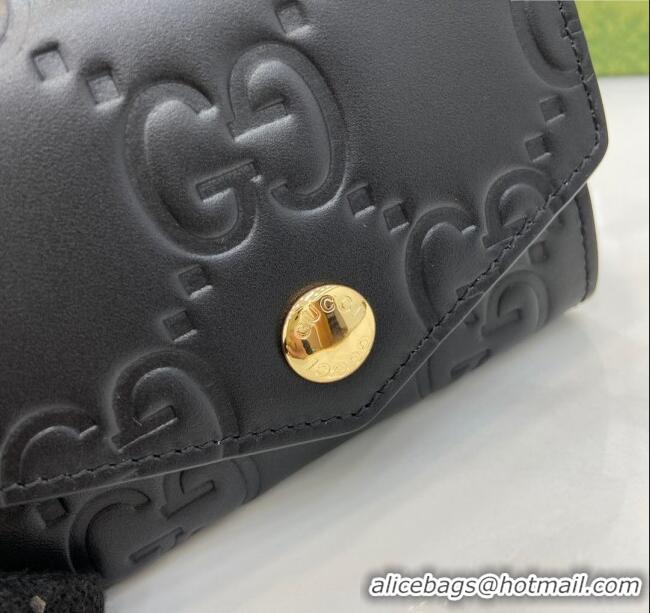 Buy Cheap Gucci GG Medium Wallet in GG Leather 790131 Black 2024