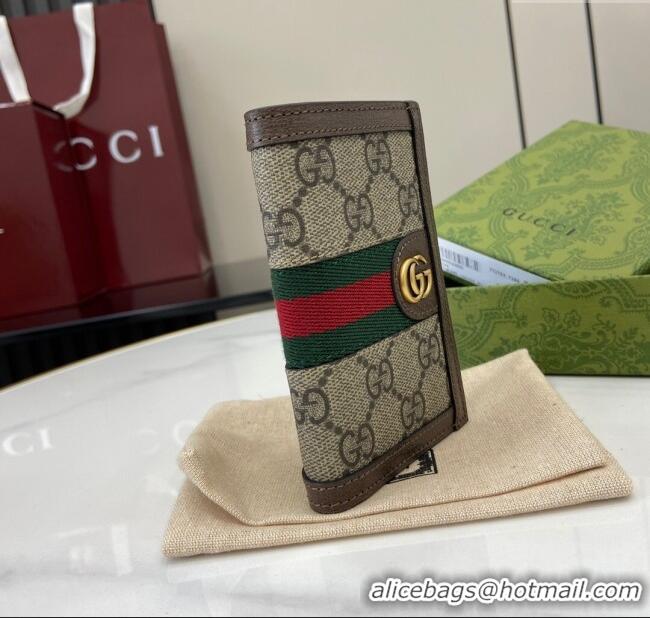 Well Crafted Gucci Ophidia Card Case in GG Canvas 734943 Beige 2024