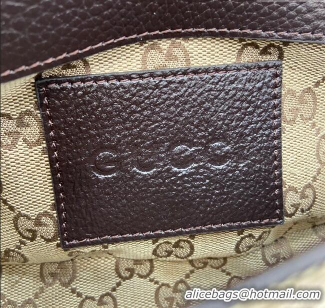 Spot Bulk Gucci GG Super Mini Bag in Beige and Ebony Original GG Canvas and Leather 795213 2024