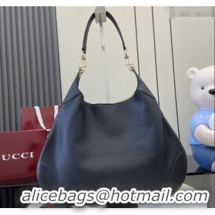 ​Best Product Gucci B Medium Shoulder bag in Soft Grainy Leather 820169 Black 2024
