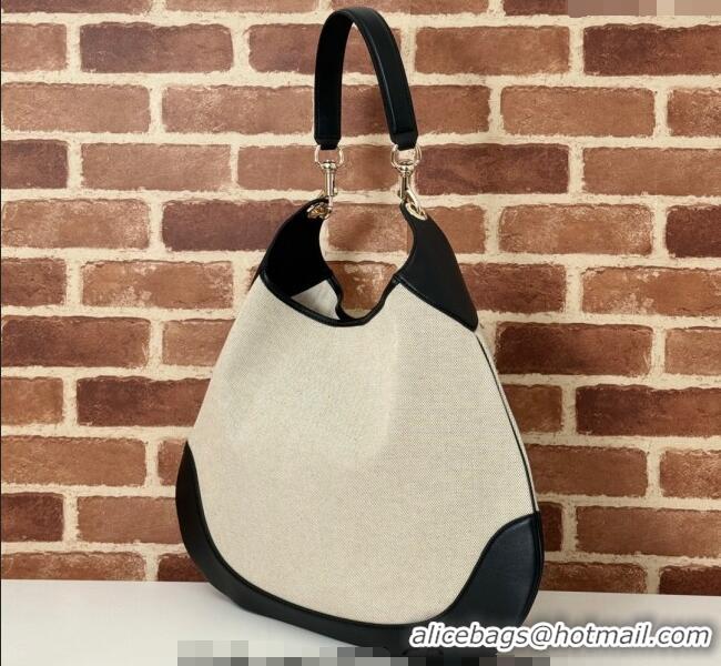 Super Quality Gucci B Medium Shoulder bag in Canvas and Leather 815924 Black 2024