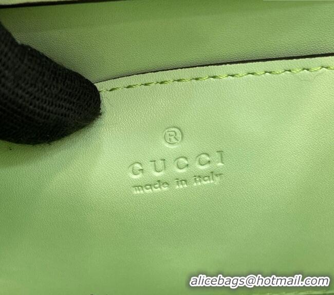 Top Quality Gucci Diana Mini Tote Bag in Snakeskin Embossed Leather 702732 Green 2024