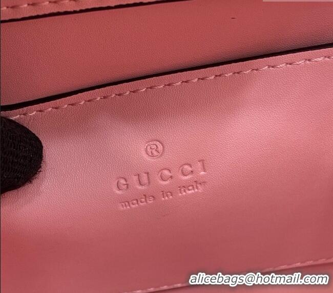 Top Quality Gucci Diana Mini Tote Bag in Snakeskin Embossed Leather 702732 Pink 2024