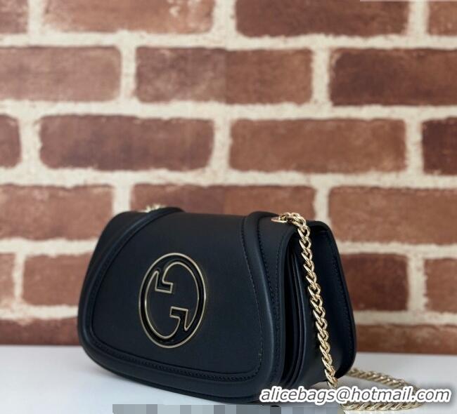 Good Product Gucci Blondie Leather Mini Shoulder Bag 815711 Black 2024