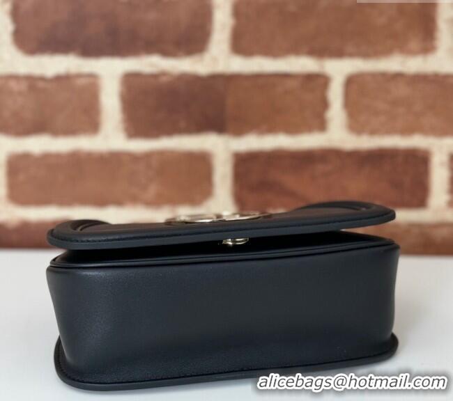 Good Product Gucci Blondie Leather Mini Shoulder Bag 815711 Black 2024