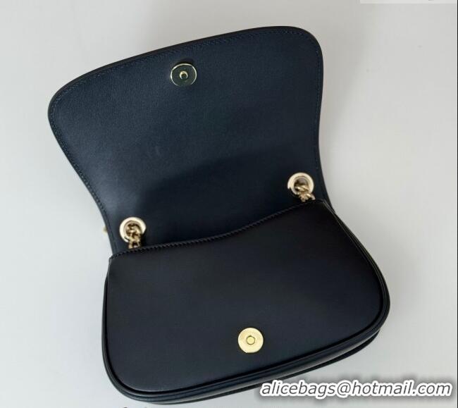 Good Product Gucci Blondie Leather Mini Shoulder Bag 815711 Black 2024