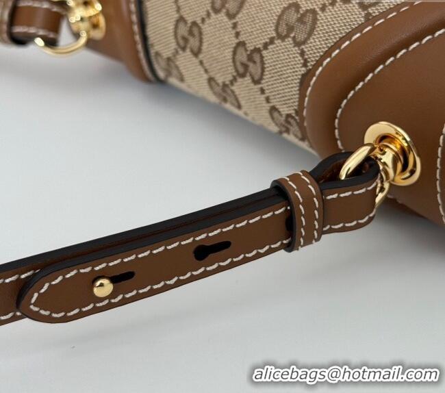 Affordable Price Gucci Blondie Small Shoulder bag in GG Canvas and Leather 815700 Brown 2024