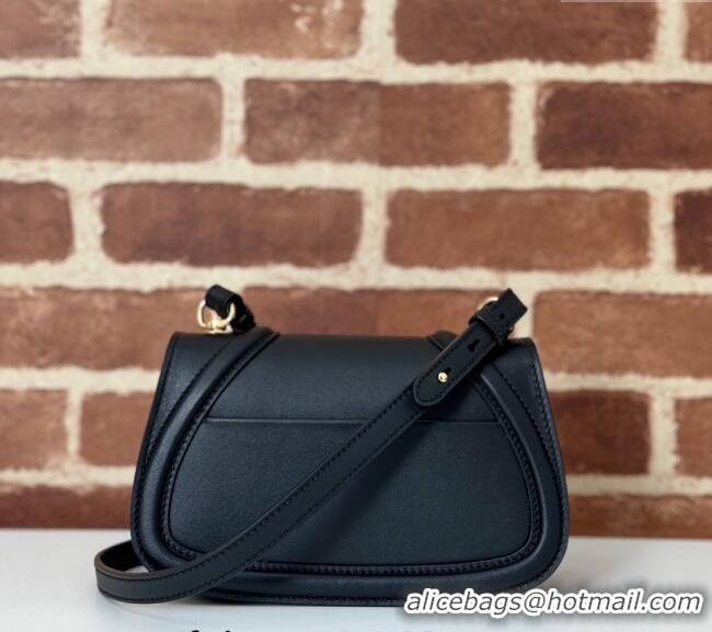 Best Quality Gucci Blondie Small Shoulder bag in Smooth Leather 815700 Black 2024