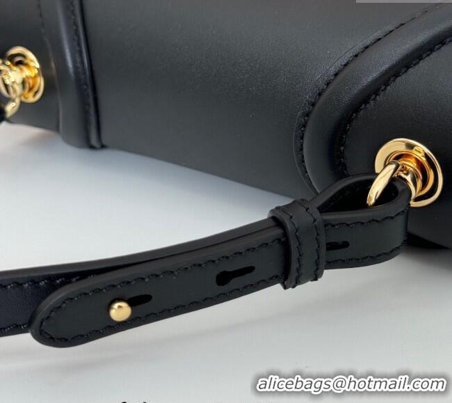 Best Quality Gucci Blondie Small Shoulder bag in Smooth Leather 815700 Black 2024