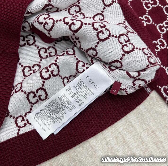 Modern Classic Gucci GG Reversible Wool-blend Jacquard Cardigan ‎G798157 2025
